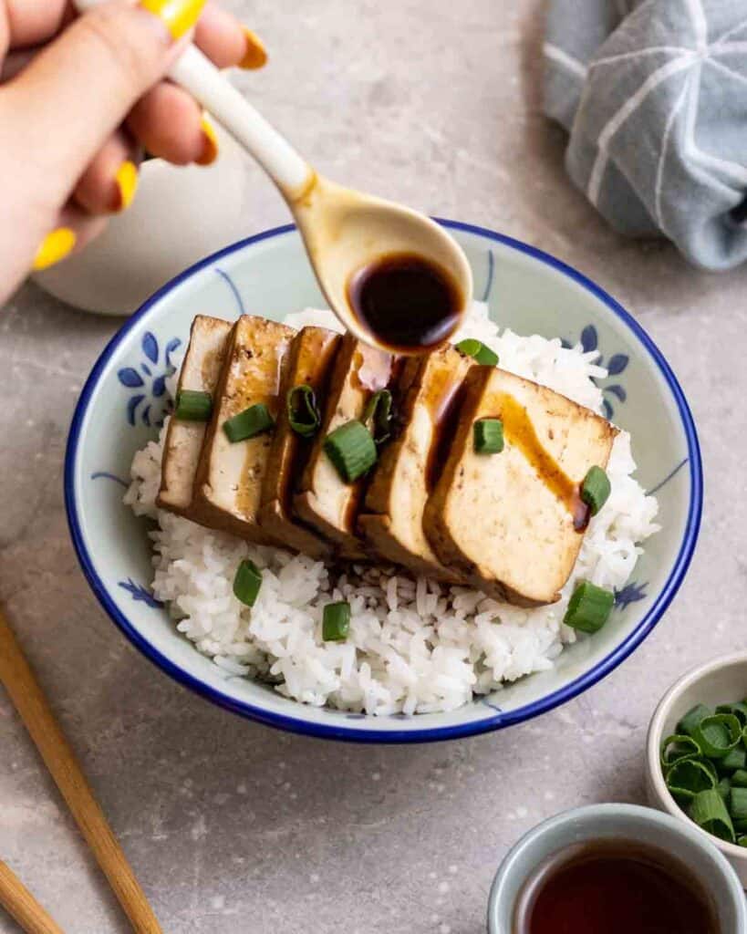 Soy Sauce Tofu – My Plantiful Cooking