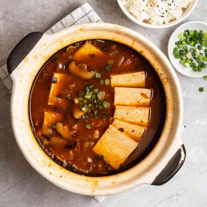 Vegan Kimchi Jjigae Kimchi Stew My Plantiful Cooking