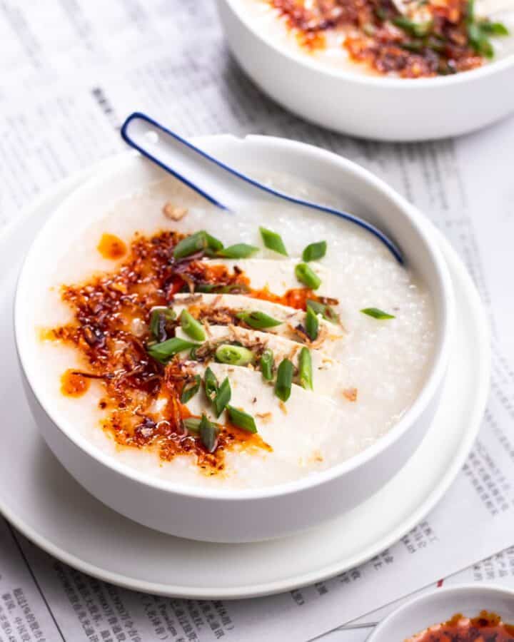 Creamy Rice Cooker Congee – My Plantiful Cooking